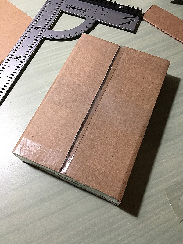 Package sealed and labelled